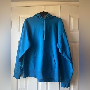 Blue Champion Sweatshirt with Grey Interior